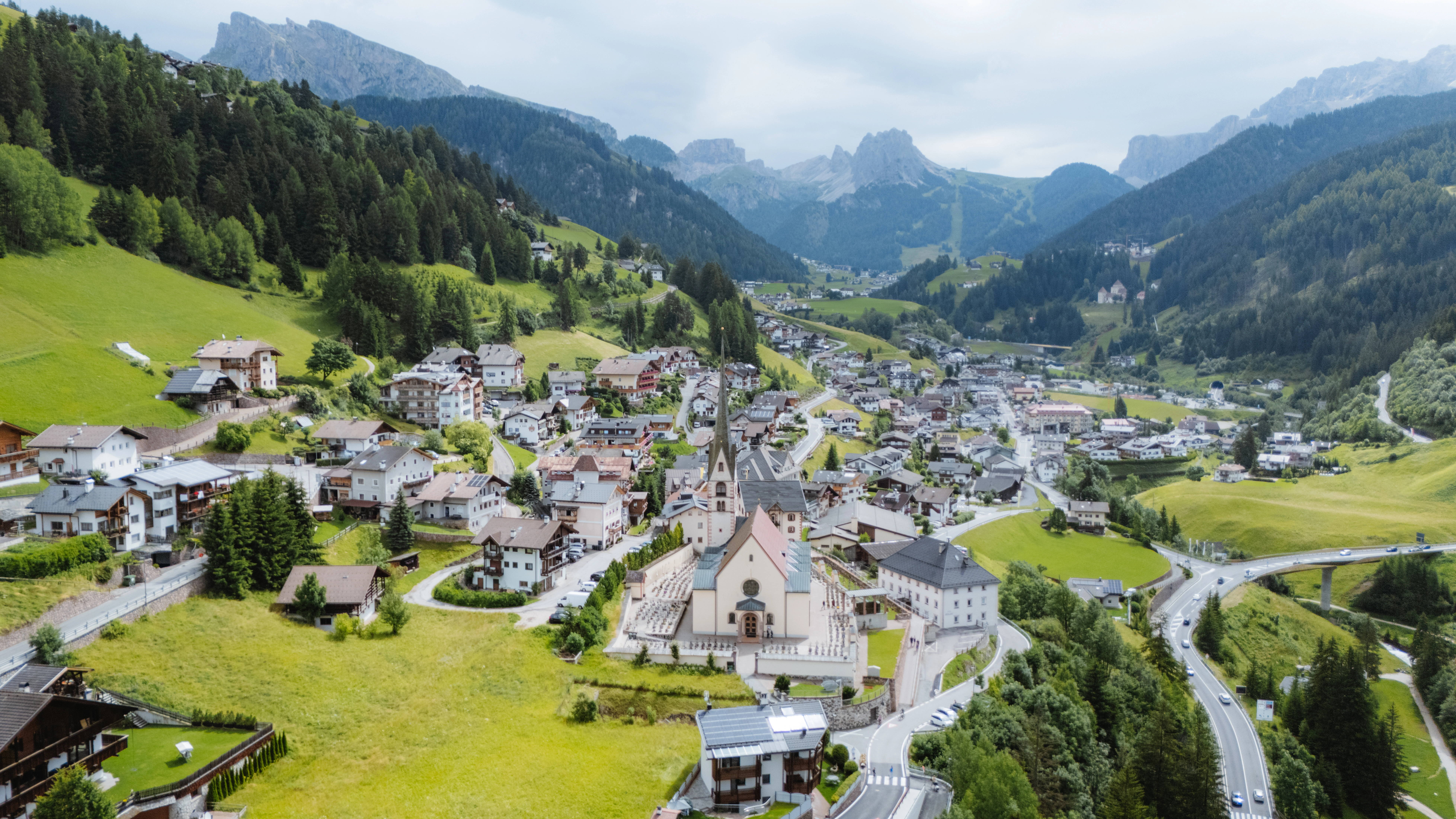 View from Garni Cir in Santa Christina